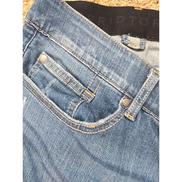 24R  Torrid Women Plus Size Blue Distressed Stretch Denim Jeans - Picture 4 of 12